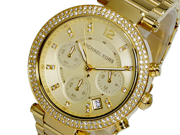 マイケルコース MICHAEL KORS PAKER クオーツ レディース クロノグラフ 腕時計 MK5354 ゴールド